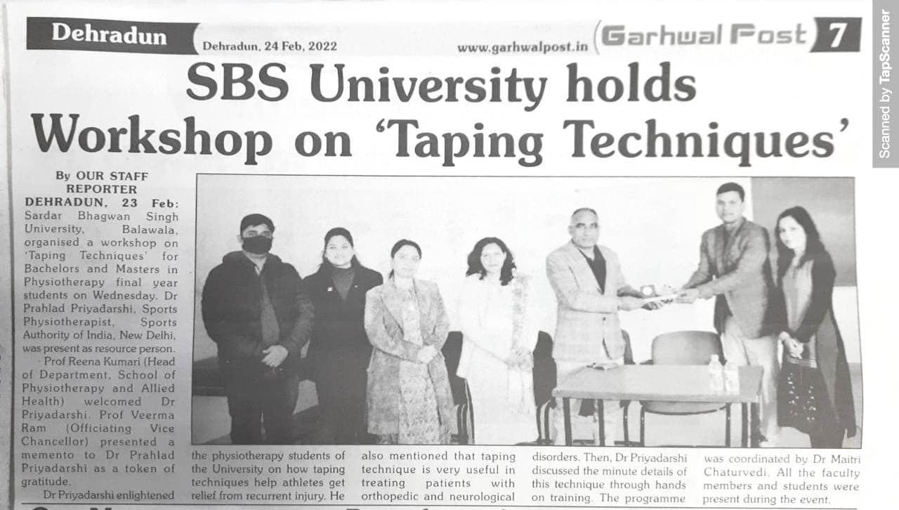 taping techniques news 1